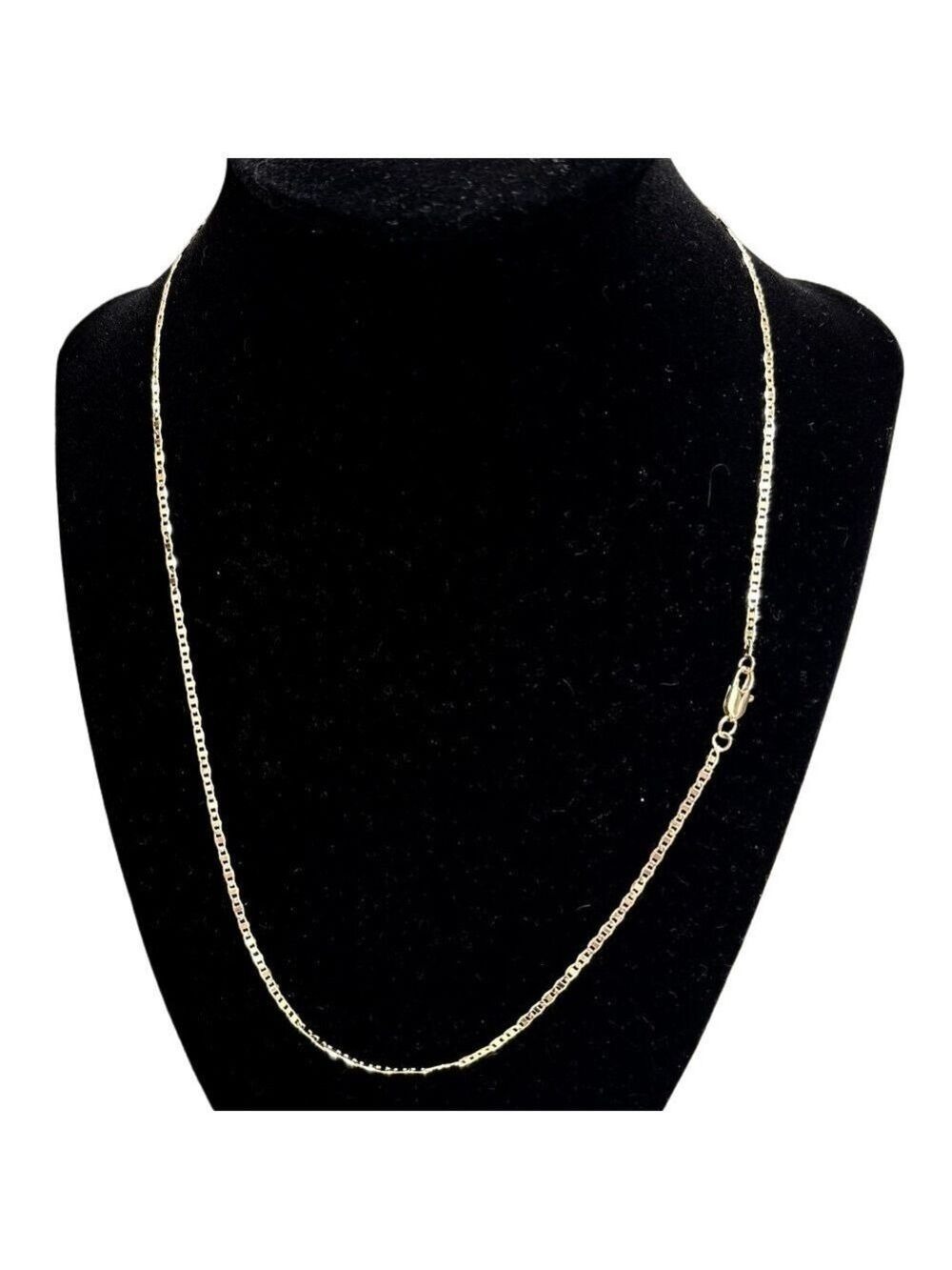 Gold filled Figaro Chain Necklace